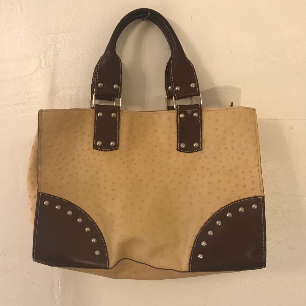 Claudia Firenze Genuine Leather Studded Bag